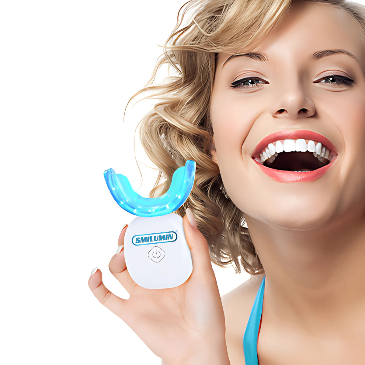Smilumin – Σετ οδοντιατρικής φροντίδας με λάμπα LED και ταινίες