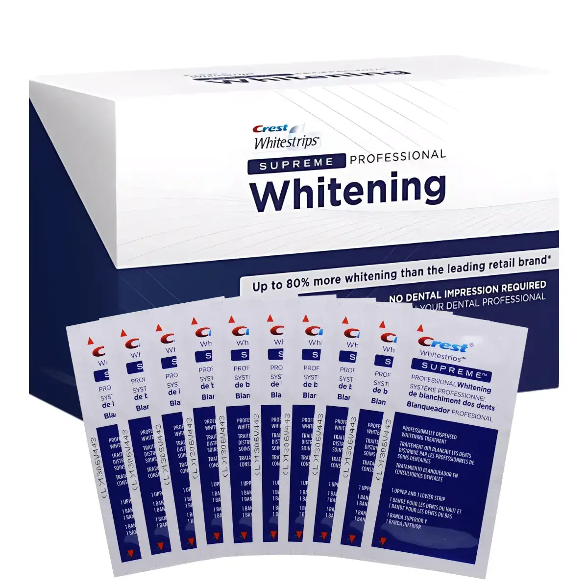 Bieliace pásiky Crest Professionelle Supreme Whitestrips