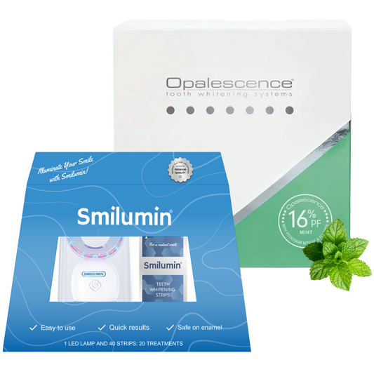 Σετ λεύκανσης Smilumin με τζελ Opalescence 16%